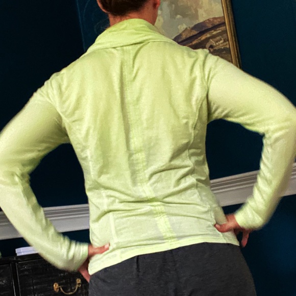 Designer neon green sweatshirt - Picture 2 of 5